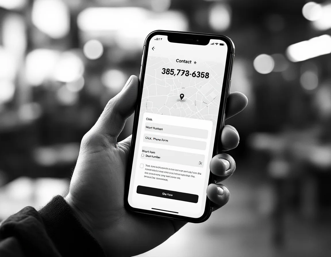 Iletisim sayfasinda telefon numarasi mobilde tiklanabilir olmali